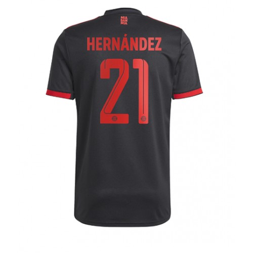 Fotbalové Dres Bayern Munich Lucas Hernandez #21 Alternativní 2022-23 Krátký Rukáv